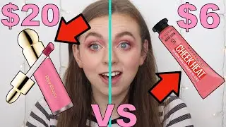 Rare Beauty Liquid Blush VS Maybelline Cheek Heat Gel-Cream Blush! | $6 Dupe?!