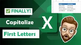 Watch This Before Learning How to Capitalize First Letters in Excel? | Excel Tech & Tricks