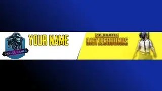 How To Make Clean Pubg Youtube Banner