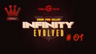 FTB Infinity Evolved + GregTech! #01 появились в деревне)