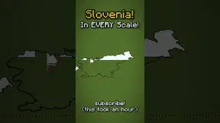 Словения в ЛЮБОМ масштабе! #minecraft #slovenia #countryballs #geography