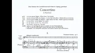 Concertino in G, Op.11 (piano accompaniment) - Küchler