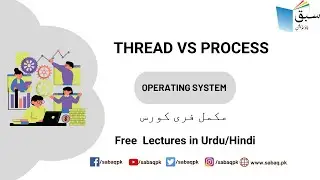 Thread Vs Process, Computer Science Lecture | Sabaq.pk