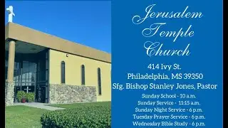 (01/18/26) Sunday morning service with our pastor, Sfg. Bishop Stanley Jones.