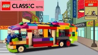 Lego Classic 10715 Bus 🚌 MOC 👍 How to Build NYC Express Bus from Lego 🗽💰💲 Save Money & Space 👍☺