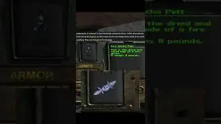 Fire Gecko Pelt - Cut Content #fallout #fallout2
