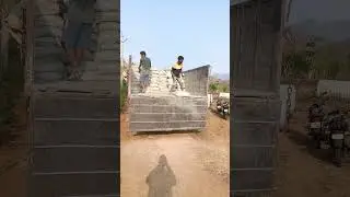 | I brought 200 bags of KCP cement for the construction of the bridge || Easily done in 90 minutes |