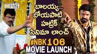 Balakrishna and Boyapati Srinu new Movie Launch || NBK 106 Movie Launch - Filmyfocus.com