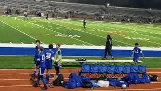 Noche de futbol en familia