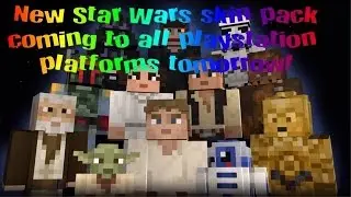 Minecraft news tu28 new Star Wars skin pack coming to playstation platforms?!