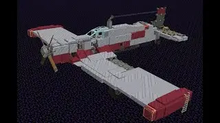 Farm type plane with ClockworkMelting point #createmod #minecraft #planes #aviation #moddedminecraft