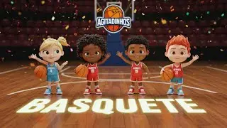 BASQUETE COM OS AGITADINHOS - APRENDA AS LETRAS DO ALFABETO NOS EPORTES CANTANDO COM A GENTE!