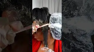 How I Dye My Natural Hair Permanent Black | Bigen Easy Color #hairdye #naturalhair #bigen #dyehair