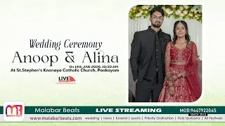 Anoop & Alina | Wedding Ceremony | 14.01.2026 | malabar beats