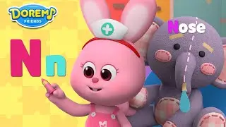 Doremi Friends Alphabet Song | N song | Phonics Song for Kids | Nose and Nurse | Doremi Friends