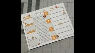 Test Run!! Large Weekly Notepad