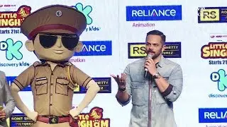 Rohit Shetty At The Launch of New Animated TV Cartoon Show 'Little Singham'