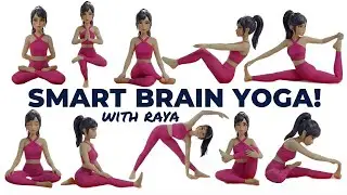 Kids Yoga to Sharpen Mind | Focus & Concentration Flow | Brain Yoga Poses for Kids | Yoga and Hoga