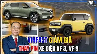 VINFAST GIẢM GIÁ THAY PIN XE ĐIỆN VF 3, VF 9