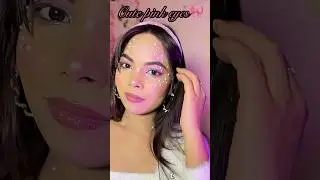 Super easy eye makeup tutorial/ cute pink eyes makeup #tutorial #shorts  @me_ghaaa519