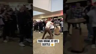 FANS BRAWL AT UFC SEATTLE 🤯