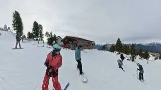 2025-Dez. - Hochoetz - Ausstieg Brunnenkopfbahn nach Panoramarestaurant - in 4K