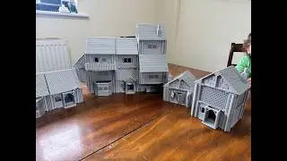 Building a ClickyWalls Full Tavern with 3D Printed Tiles | Timelapse