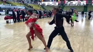 JIVE - WDSF 2023 Frankfurt 👍👍 Artur & Anna (GER 5) vs Axel & Anna (FRA 85) - Hessen tanzt