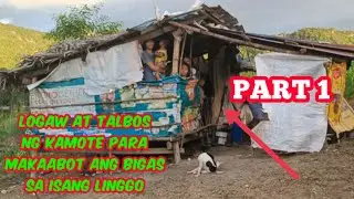 LUGAW AT TALBOS NG KAMOTE ANG KINAKAIN NAMIN!! PARA MAKASYA ANG BIGAS UMABOT NG ISANG LINGGO