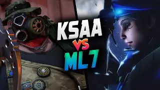 KSAAA PRO ROADHOG VS ML7 ANA! [ OVERWATCH SEASON 24 TOP 500 ]