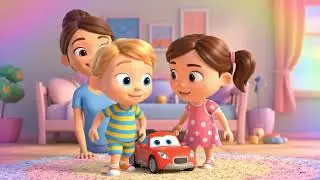JJ Learns to Share Toys 😊 | JJ Kids Learning Story | For Kids Story | 2025