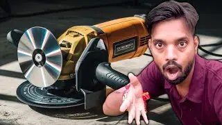 CDs ko grinder machine me lagane se kya hoga? | Angel grinder vs CDs | @expirementgroup9263