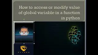Function part 2| how to access,modify value of global variable in python| class12 cs