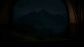 Camping Night Ambience | Heavy Rain Sounds Inside the Tent in the Mountains
