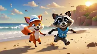 Fifi Fox Skips on Sand | Beach Fun Song for Kids | Nursery Rhymes and Baby Songs