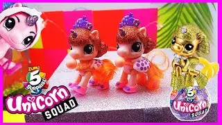 *NEW* 5 Surprise Unicorn Squad Series 2 GLITTER 🦄 Zuru Toys