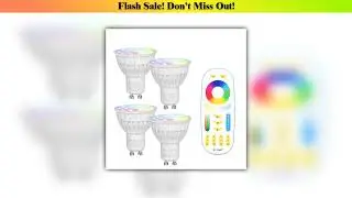 Best Mi Light Dimmable 4W GU10/MR16 Led Bulb RGB CCT (2700-6500K)  Lamp Indoor Decoration + 2.4G RF
