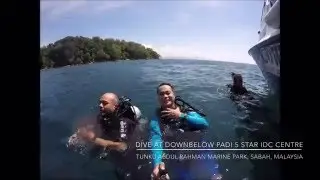 The spectacular underwater footage at Tunku Abdul Rahman Marine Park