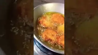 ASMR Satisfying Frying SOUND (ukoy) #sound #soundeffect #shortsfeed #youtubeshorts