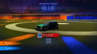 I make my opponents forfeit in platinum lobbies!! (Rocket League)