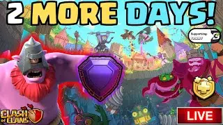 NEW Season in 2 Days! Legend League Push Day 3 With Throwers! (Clash Of Clans LIVE)