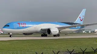 Boeing 787-9 Dreamliner BY178 TUI takeoff from Manchester to Melbourne