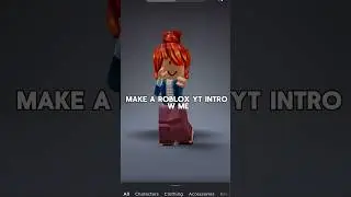 New intro!! #roblox #catalog #edit #youtube #intro #roblox #capcut #moblie