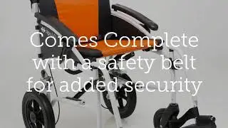 Excel G Logic Transit Wheelchair Orange and White Edition