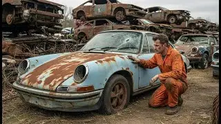 ASMR Car Restoration Full Rebuild of Porsche 911 Classic 1973 from Abandoned