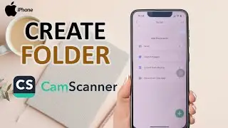 How To Create Folder In Cam Scanner On iPhone