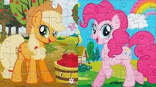 Пинки Пай и Эпплджек My Little Pony - пазлы для детей и малышей