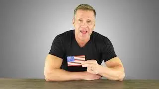 American Flag Metal Sticker