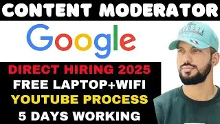 🔴📺 Google YouTube Process Job | 📝 Role: Content Moderator | 🎓 Any Graduate | 👍 Easy & Simple