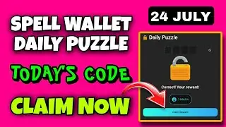 Spell Wallet Daily Puzzle 24 July | Spell Wallet Today Puzzle Cards 24 July | Spell Wallet Puzzle